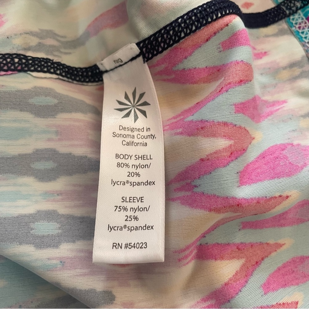 ATHLETA Boscabell Criss Cross Rash Guard Size Small - Picture 7 of 10